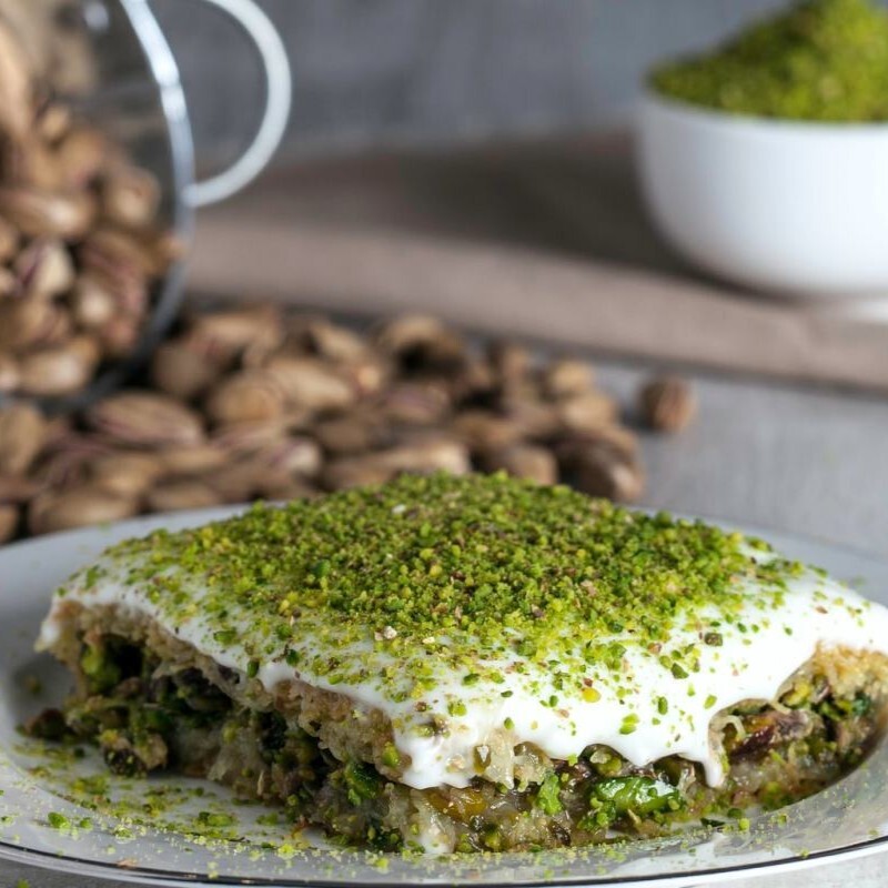 Antep Fıstıklı Çikolatalı Soğuk Kadayıf 500 Gr