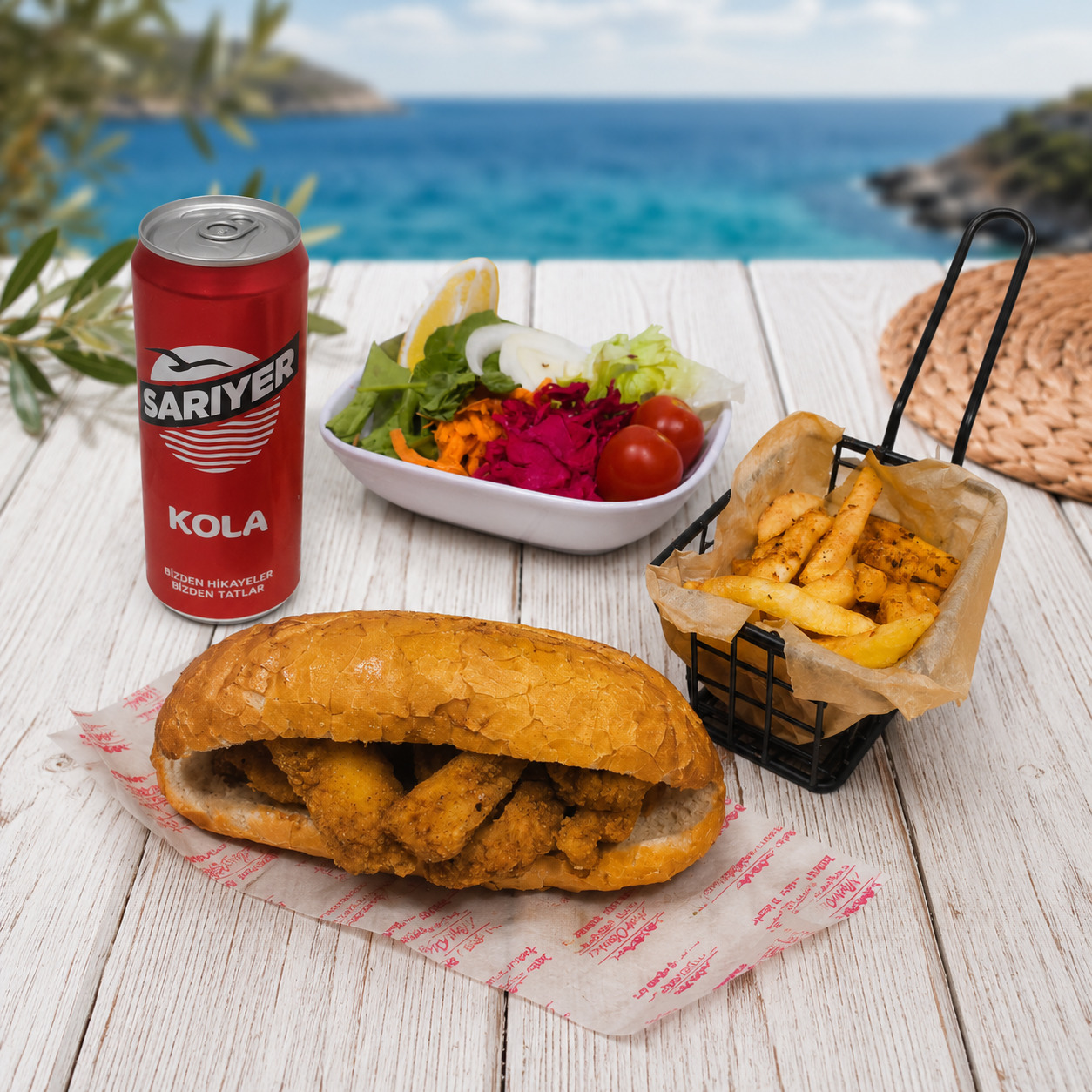 Ekmek Arası Mezgit Menü