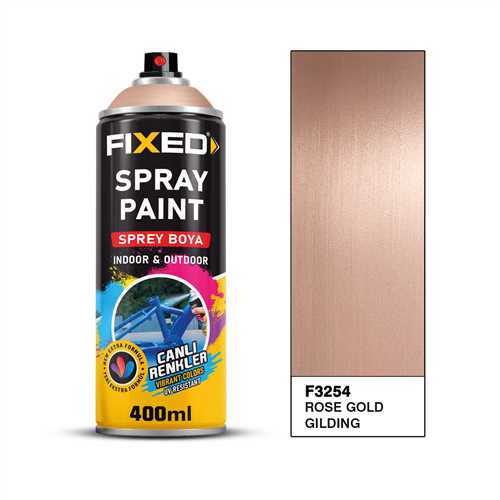 SPREY BOYA AKRİLİK - ROSE ALTIN YALDIZ EFEKT 320 GR 400 ML