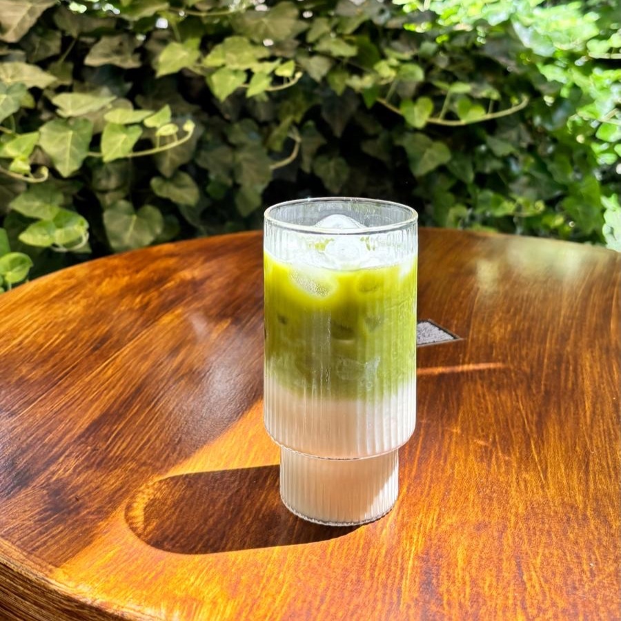 Iced Strawberry Matcha Latte