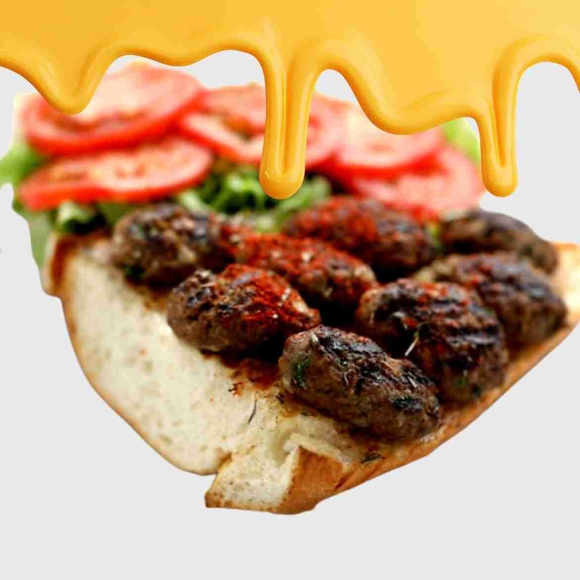 Tam Ekmek Kaşarlı Köfte