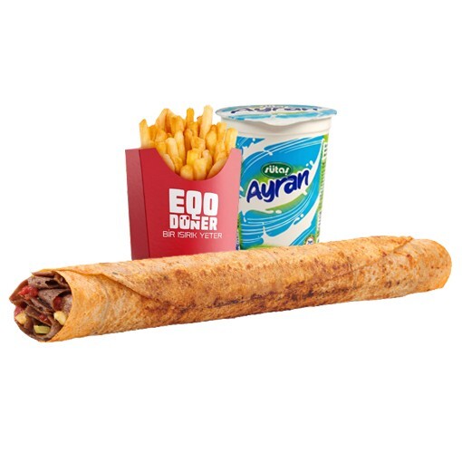 Et Döner Dürüm (XLarge) Menü