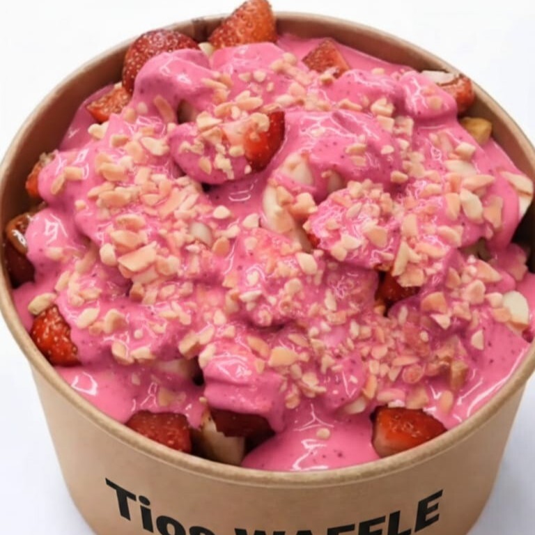 Frambuazlı Waffle Bowl