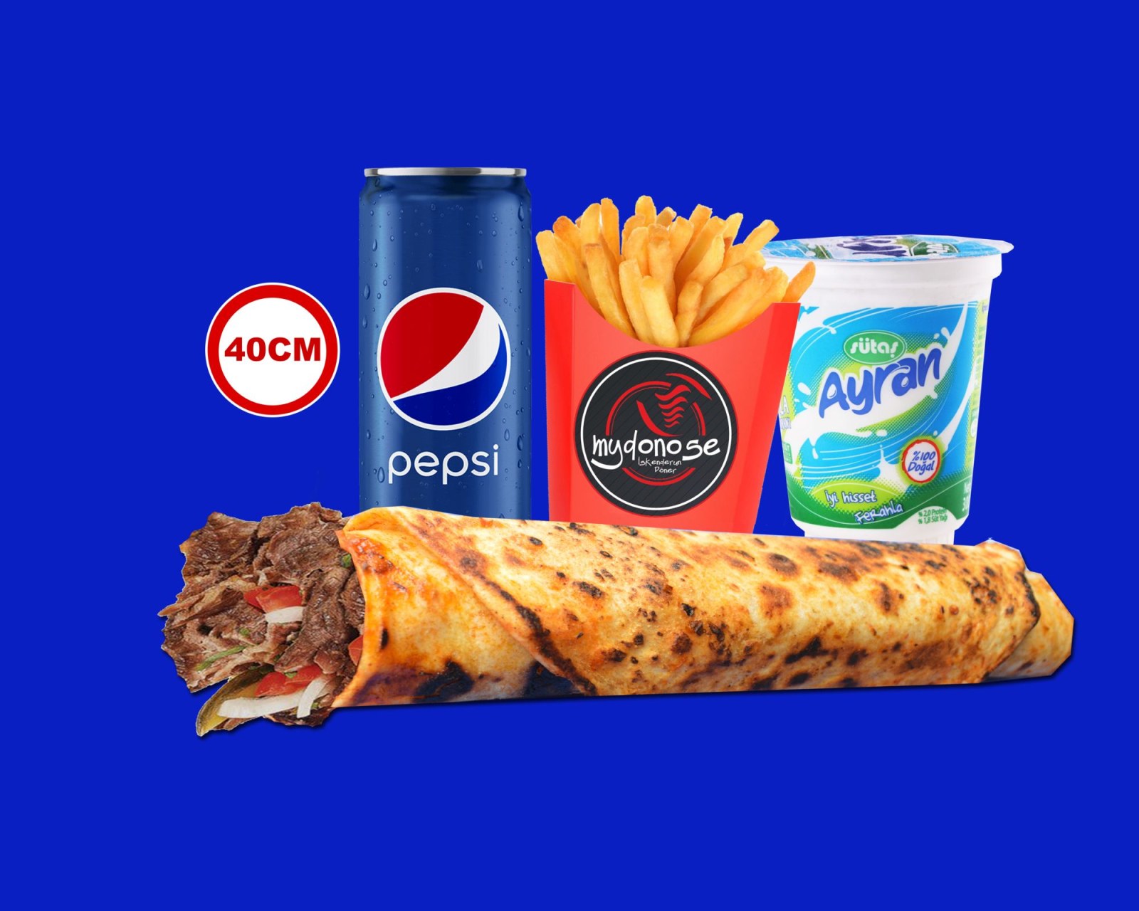 Zurna Et Döner Dürüm Menü