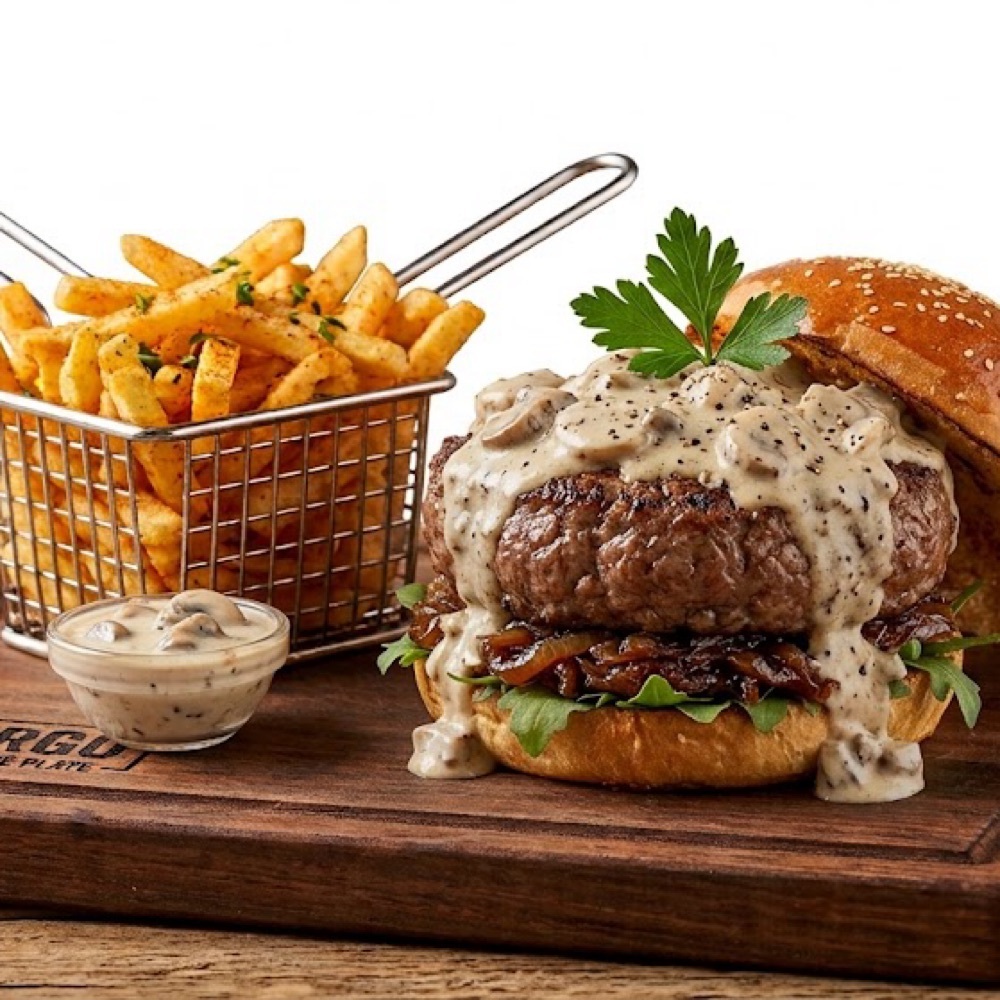 Mantar Soslu Burger