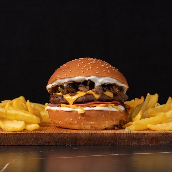 Black Mushroom Burger