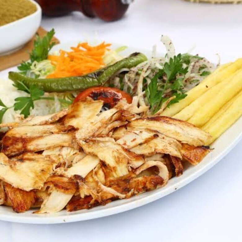 Tavuk Döner Porsiyon Özel Kesme Döner Tavuk Dönerci (100 gr)