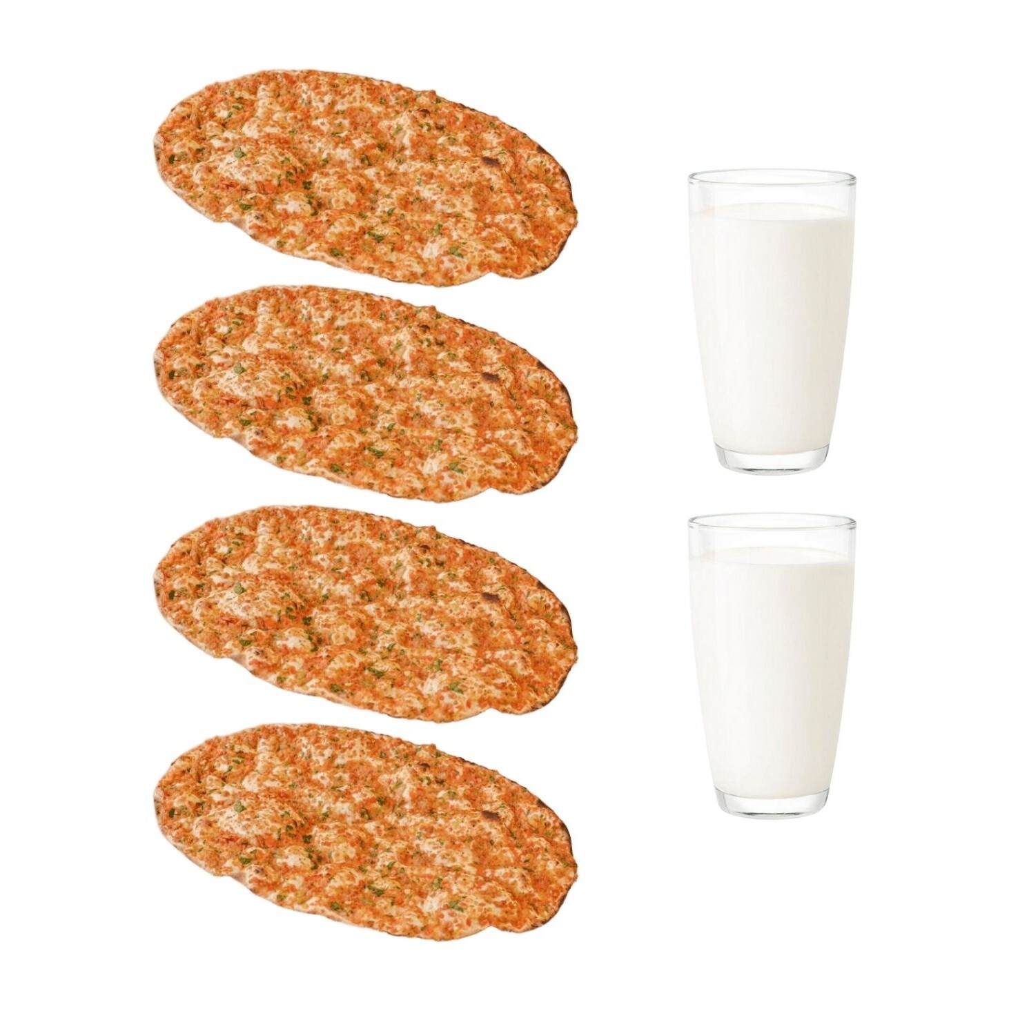 4 'Lü Lahmacun Menü