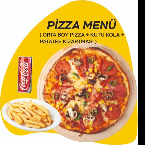 Tekli Pizza Menü