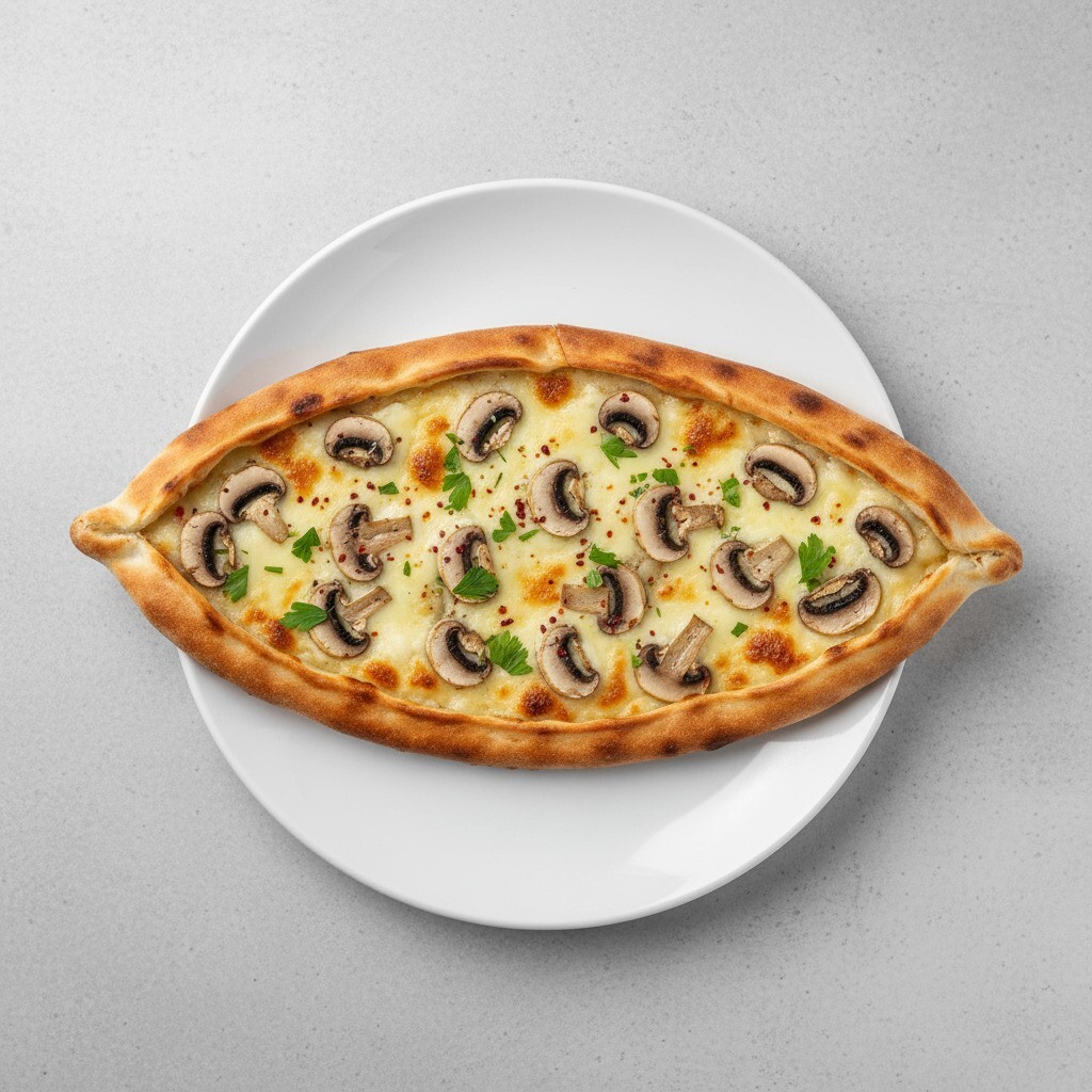 Mantarlı & Kaşarlı Pide