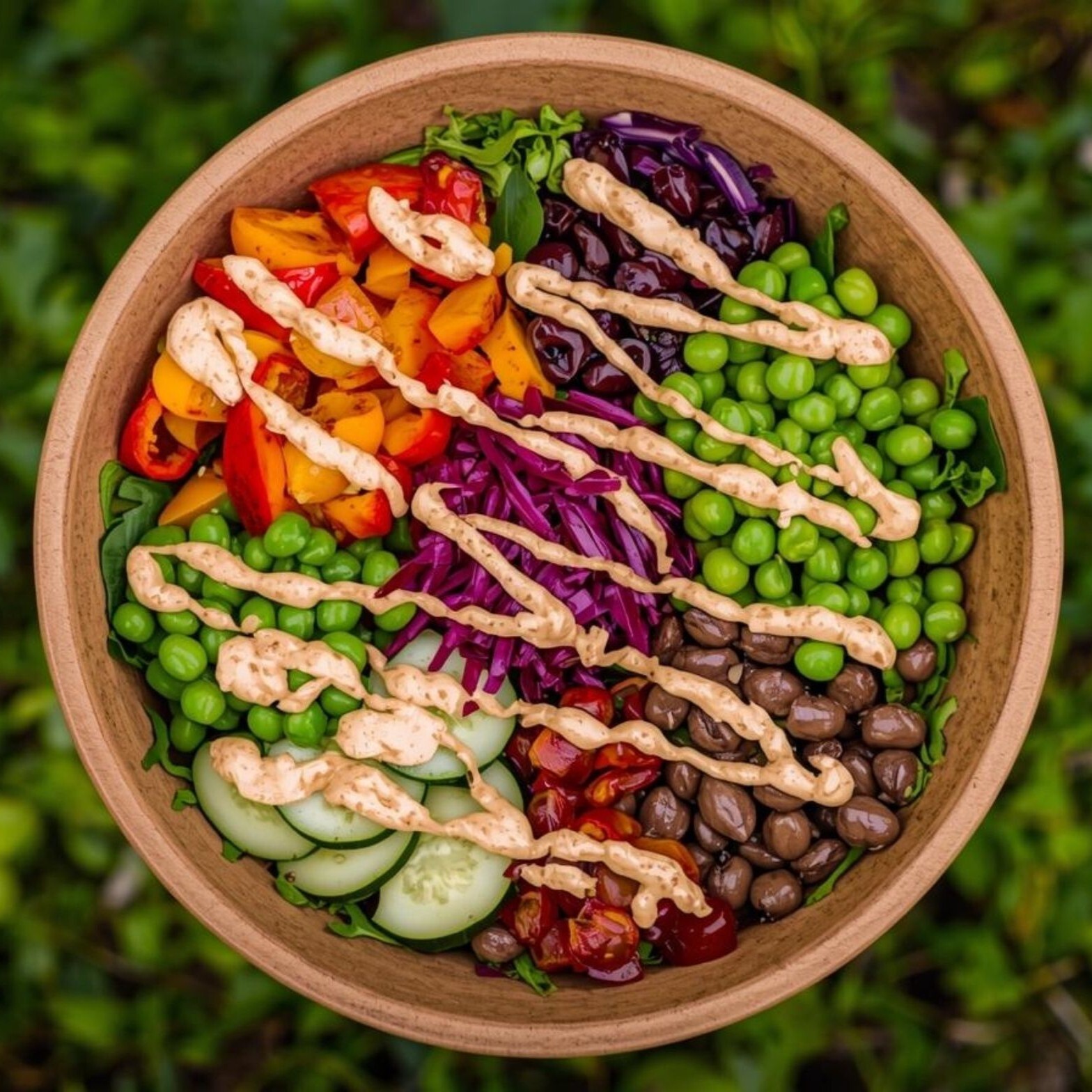 Vejetaryen Detoks Protein Bowl (Tahinli)