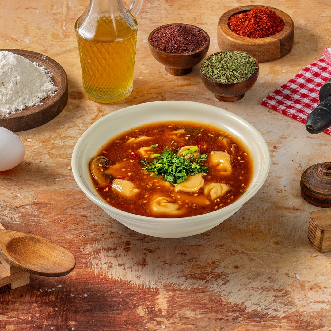 Asya Usulü Acılı Mantı Çorbası (300 gr.)