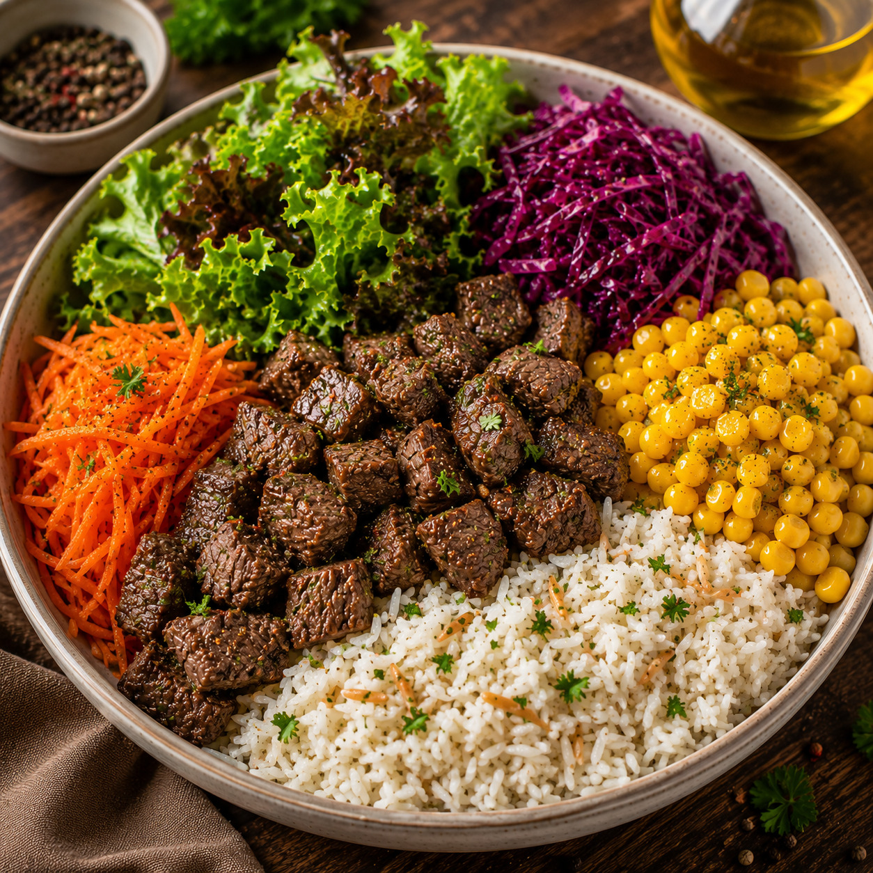 Dana Kavurmalı Bowl (600 Gr)