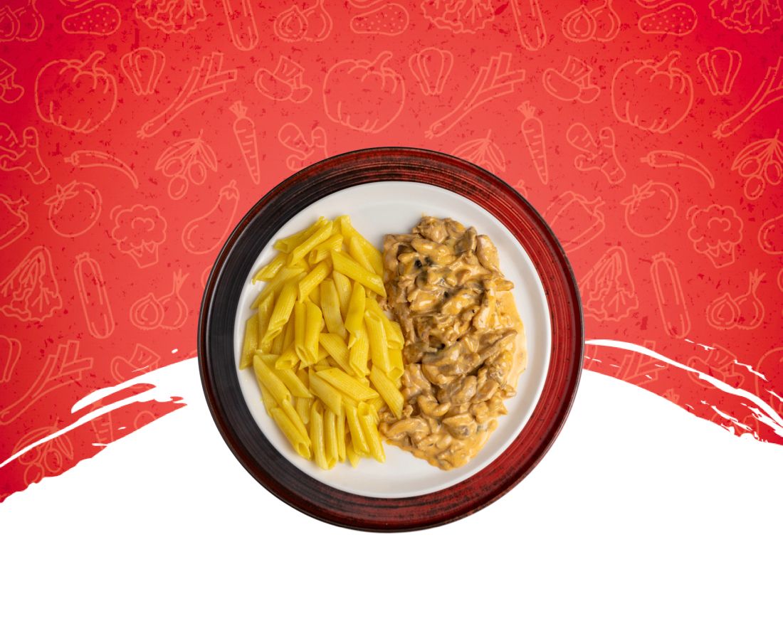 Kremalı Tavuklu Penne