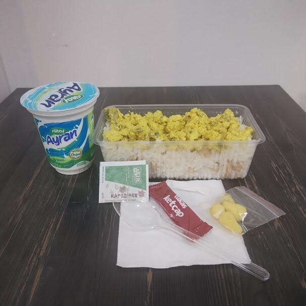 Köri Soslu MANTARLI Tavuk Pilav Menü