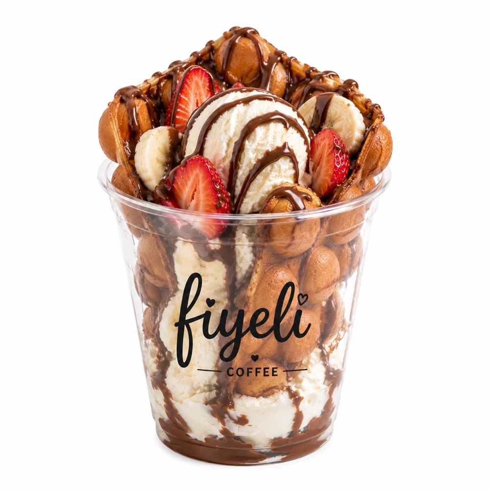 Bardak Dondurmalı Waffle