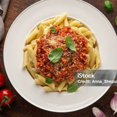 Kıymalı Bolonez Soslu Penne Makarna (350-450 gr.)