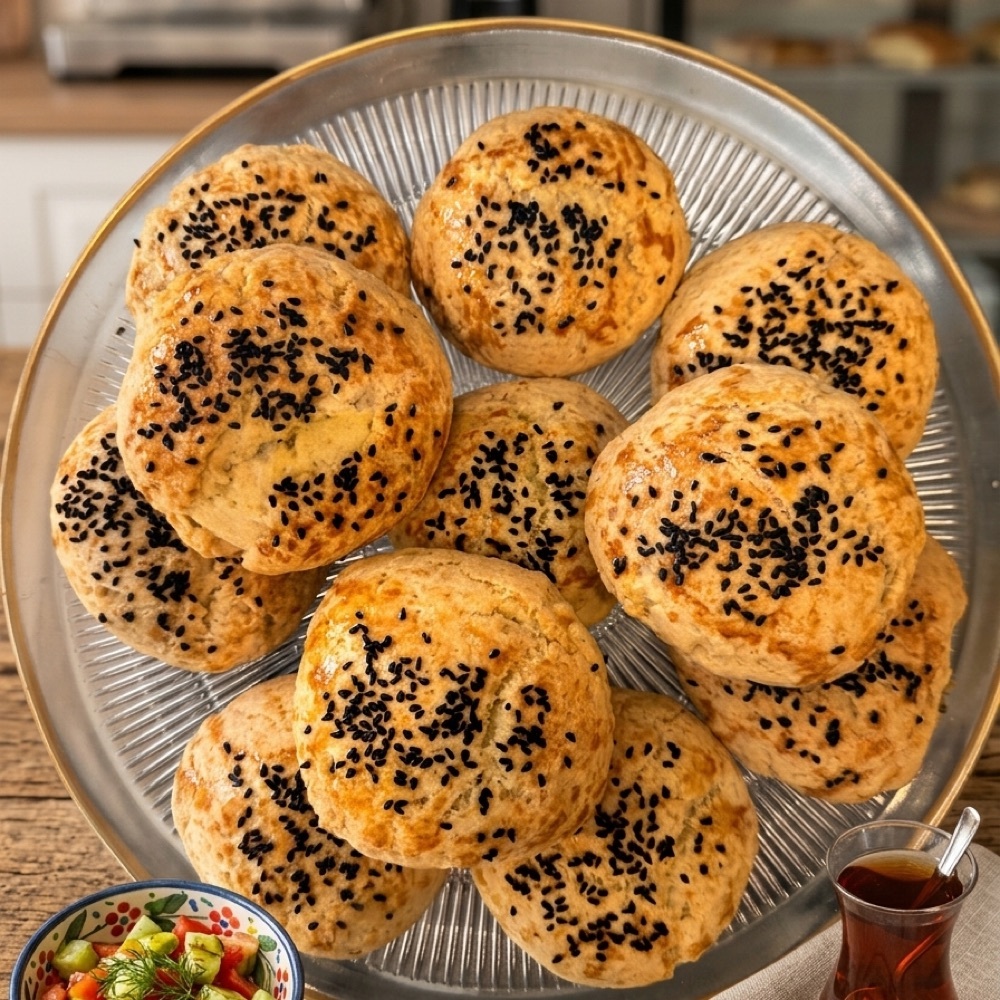 Glutensiz Zeytinli Poğaça