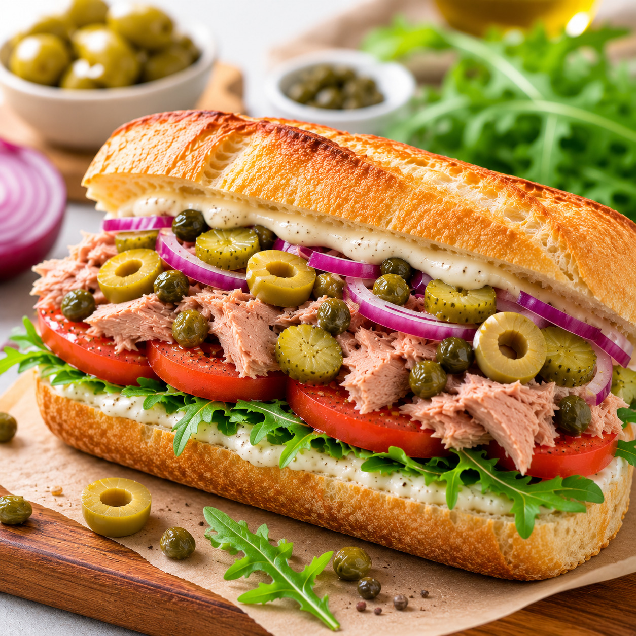 Ton Balıklı Sandviç