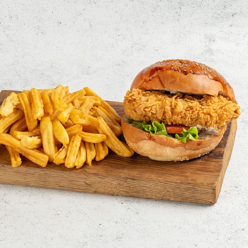 Çıtır Tavuk Burger (976,95 KCal)