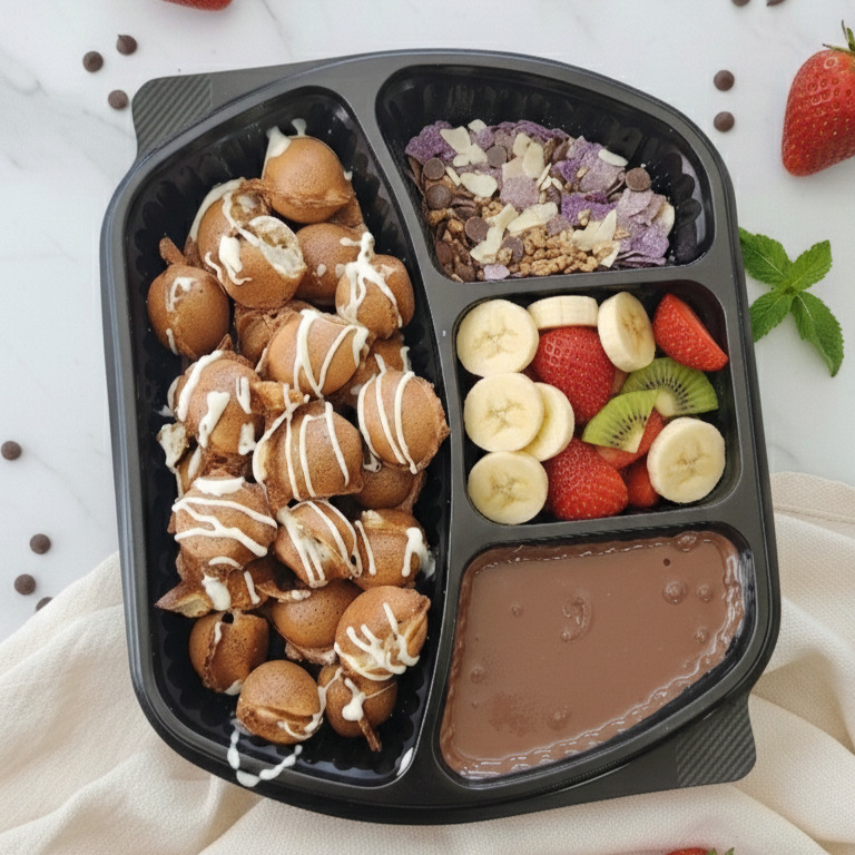 Waffle Box (Meyve Şöleni)
