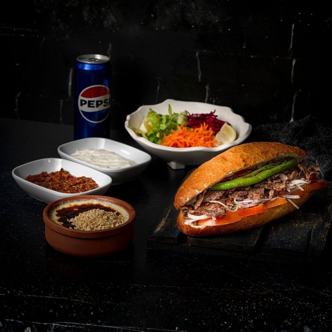 Ekmek Arası Et Döner Combo Menü