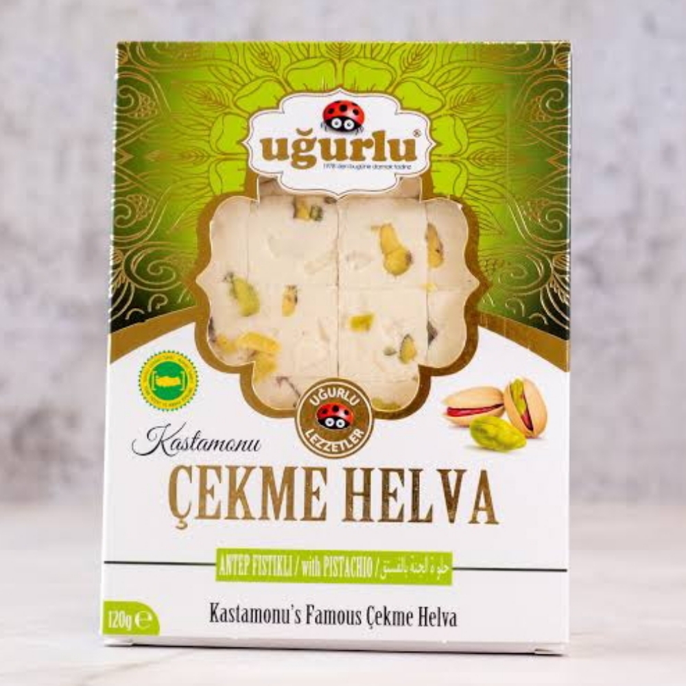 Uğurlu Fıstıklı Çekme Helva 120 gr