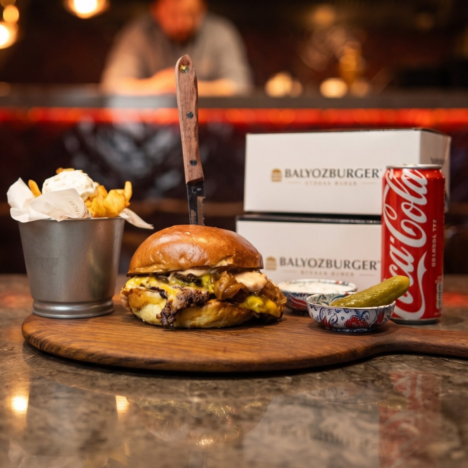 Juicy Burger Menü