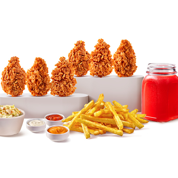 Spicy Wings 6'lı Menü