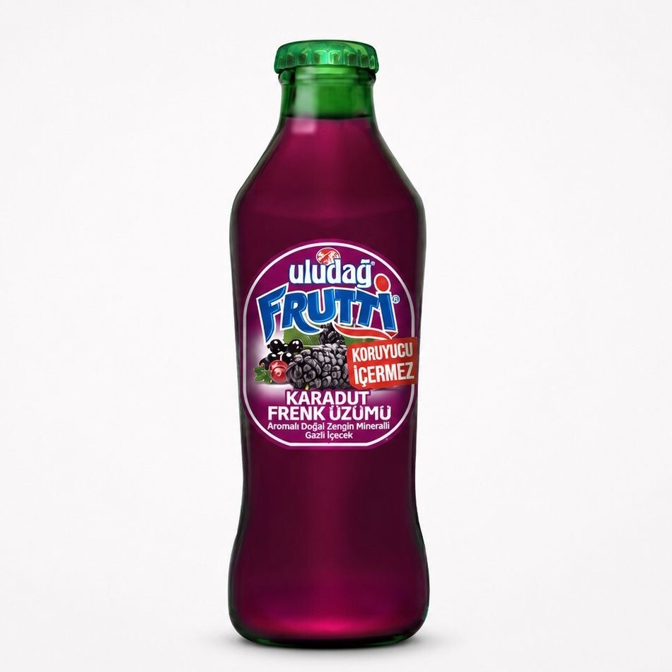 Uludağ Frutti Karadut Frenk Üzümü (200 cl.)