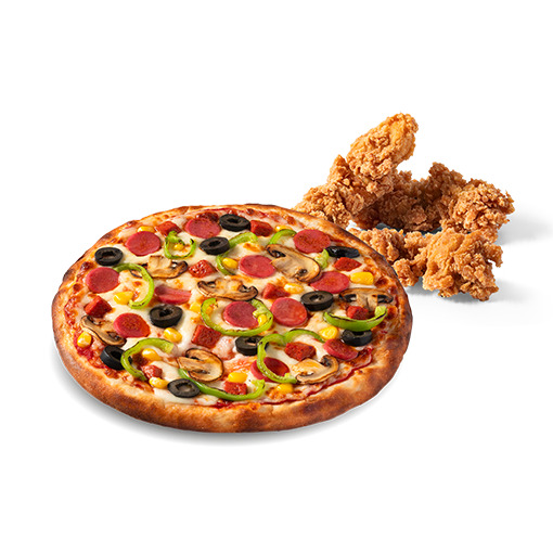 Küçük Boy Pizza + 3'lü Tenders Menü