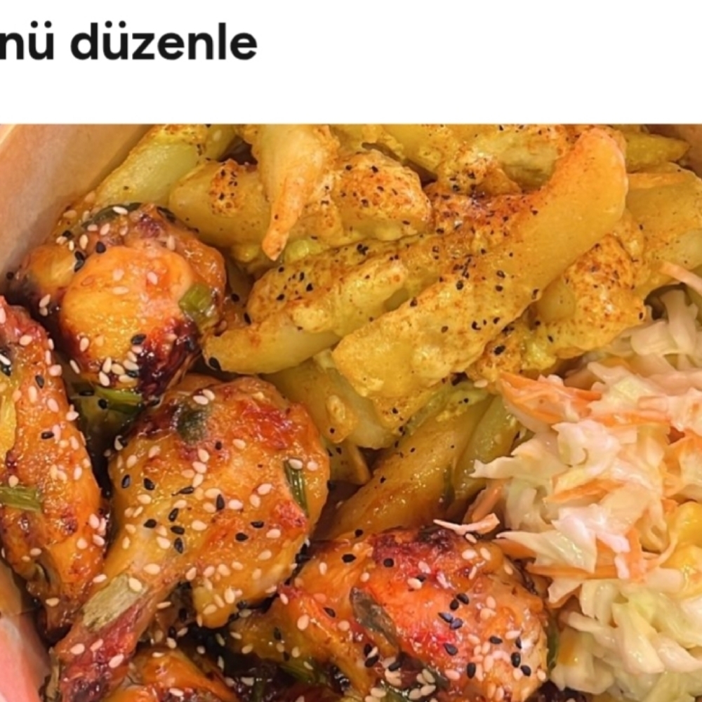 Teriyaki soslu kanat bowl