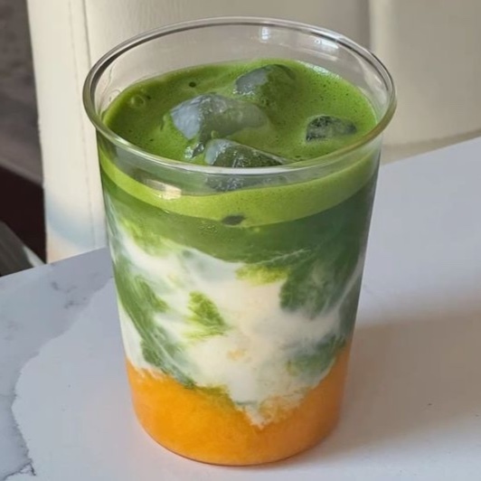 Mango Matcha Latte