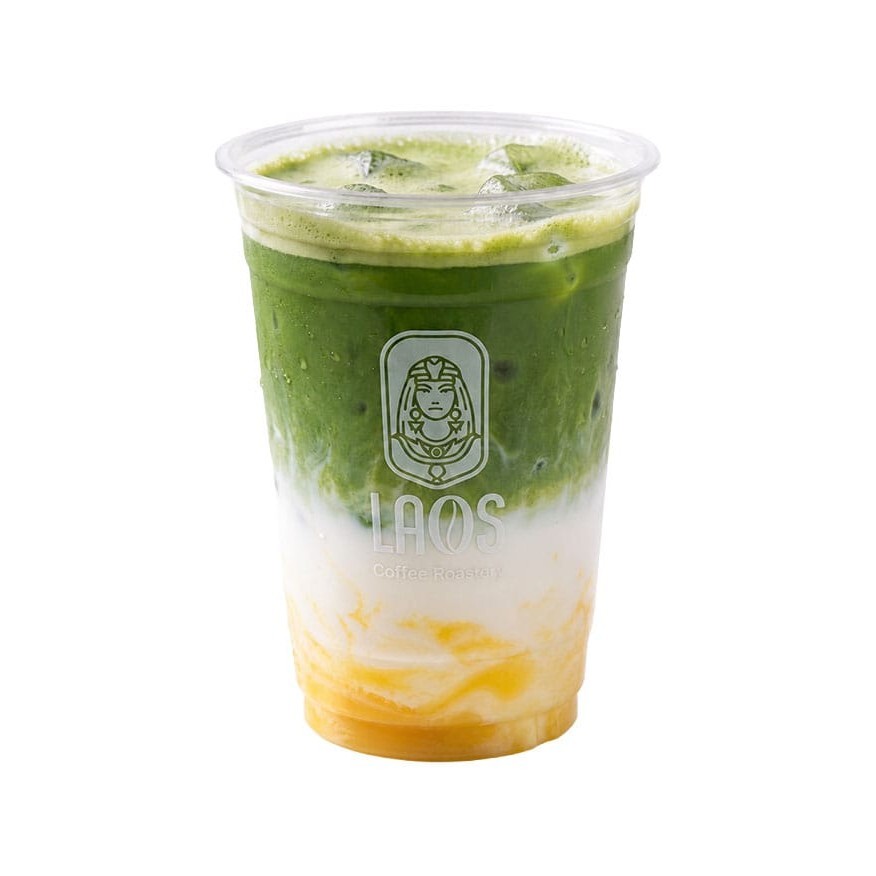 Iced Mango Matcha Latte