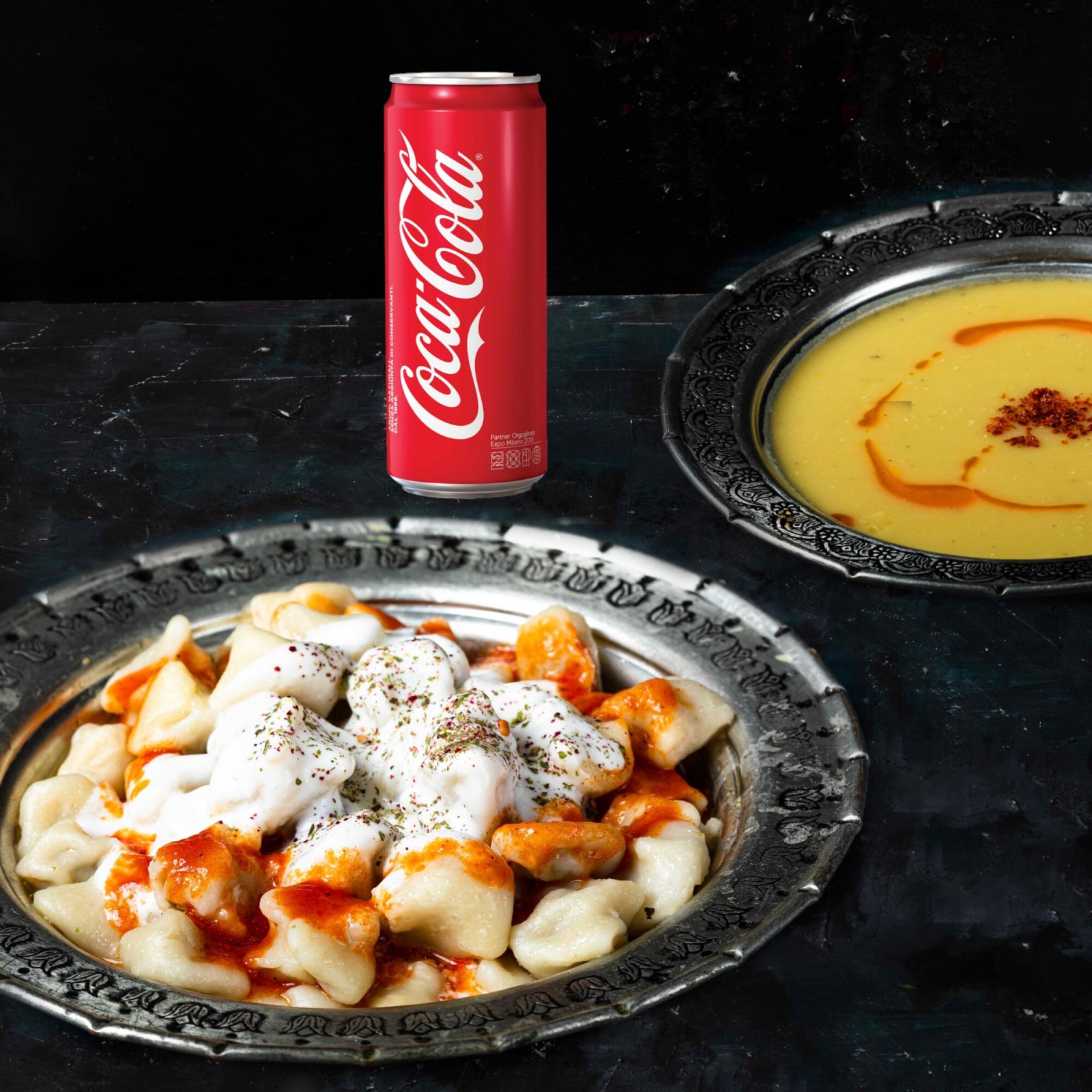 Mantı & Çorba & Kutu içecek Menüsü