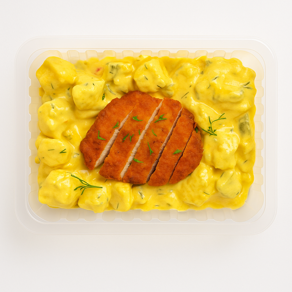 Çıtır Tavuk - Hardallı Patates İkilisi