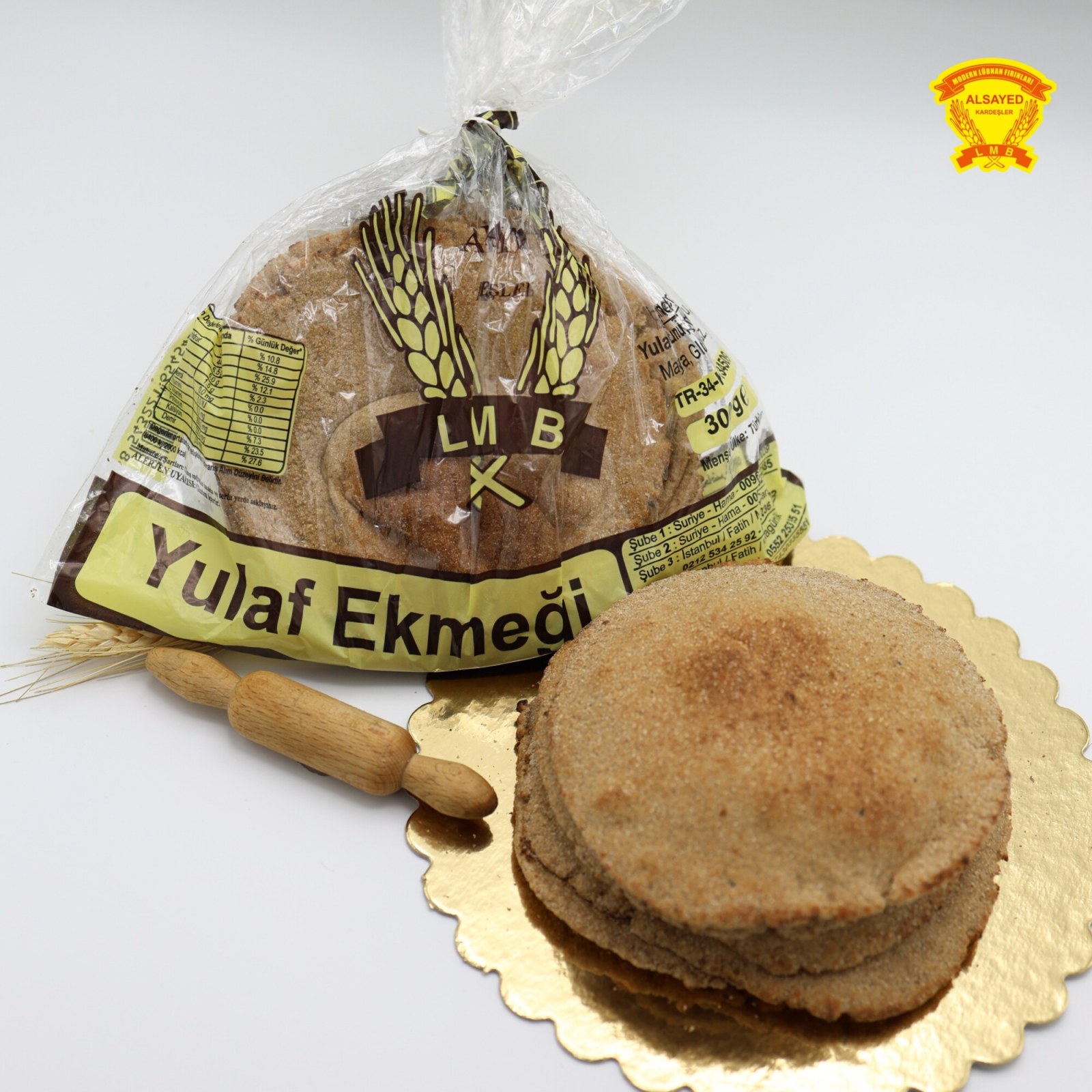 Yulaf Lavaş Ekmeği 300 Gr