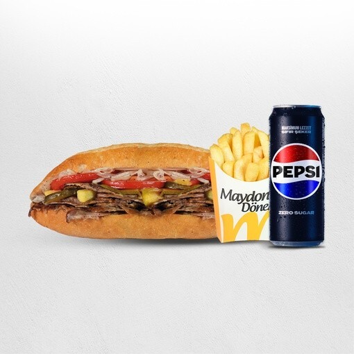 Pepsi Sandviç Et Döner Menü
