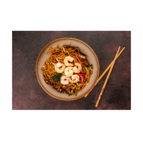 Karidesli Noodle