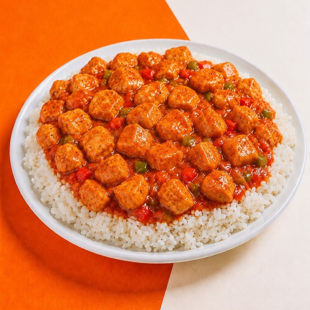 Meksika Soslu Tavuk Pilav (acı)
