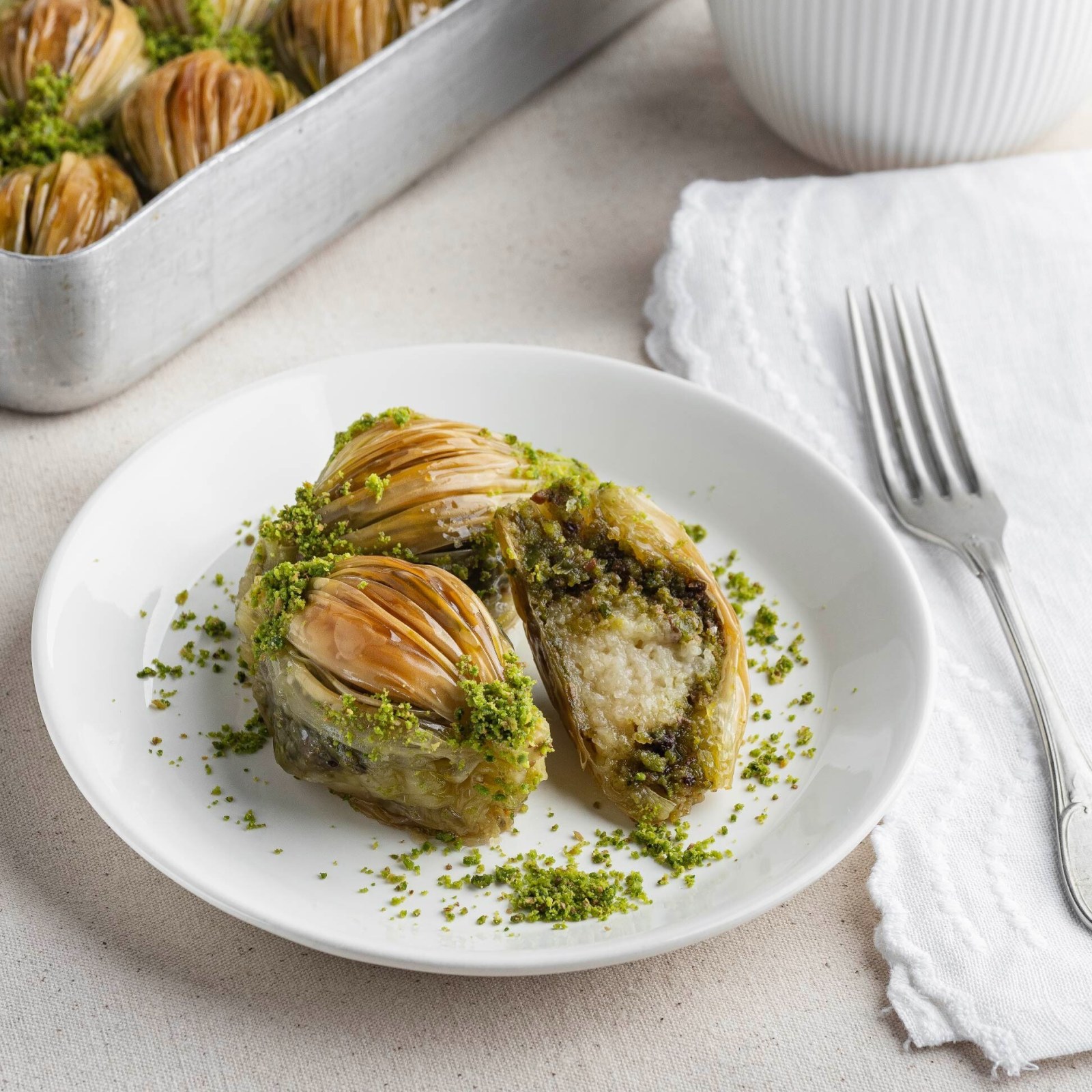Fıstıklı Midye Baklava (110 gr.)