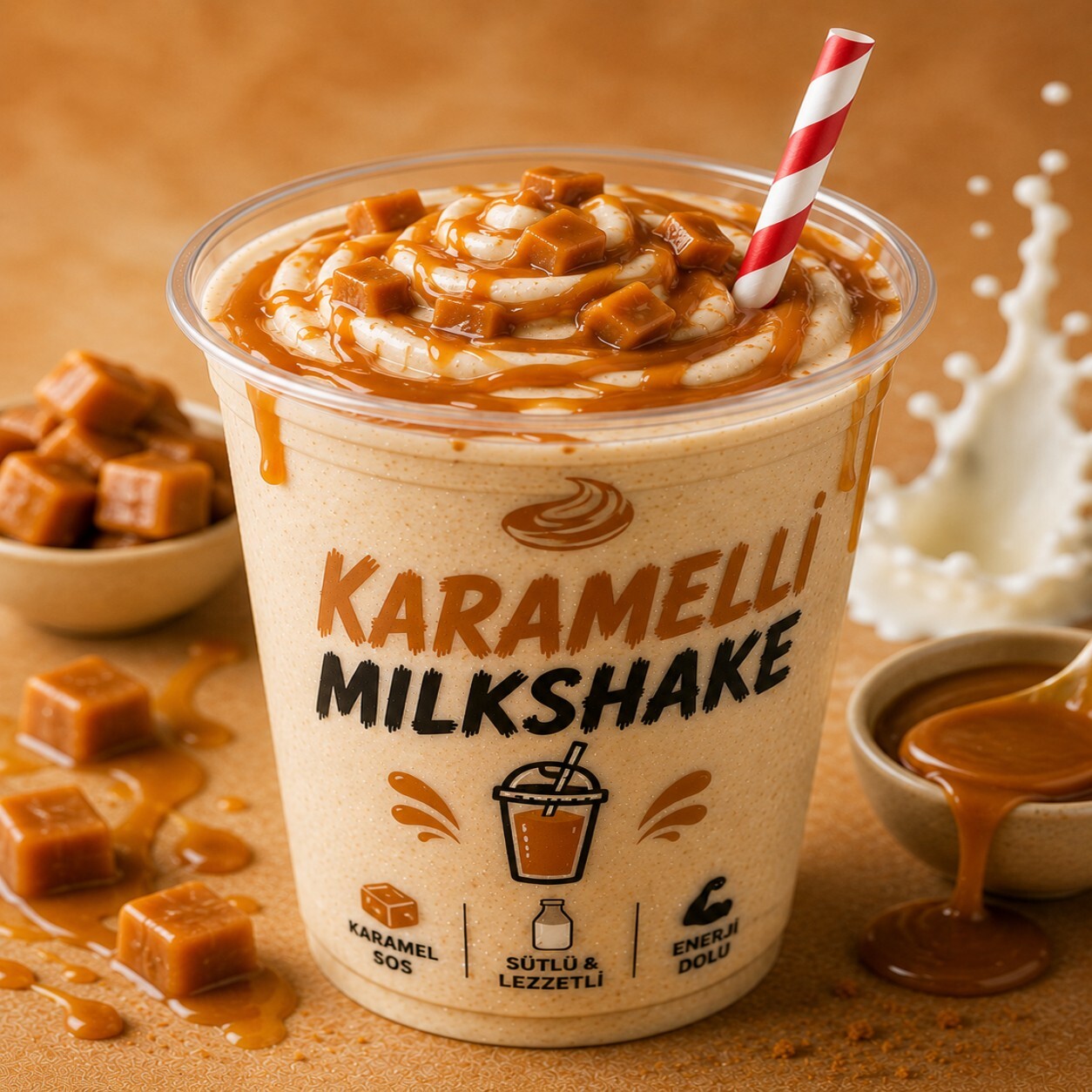 Karamelli Milkshake