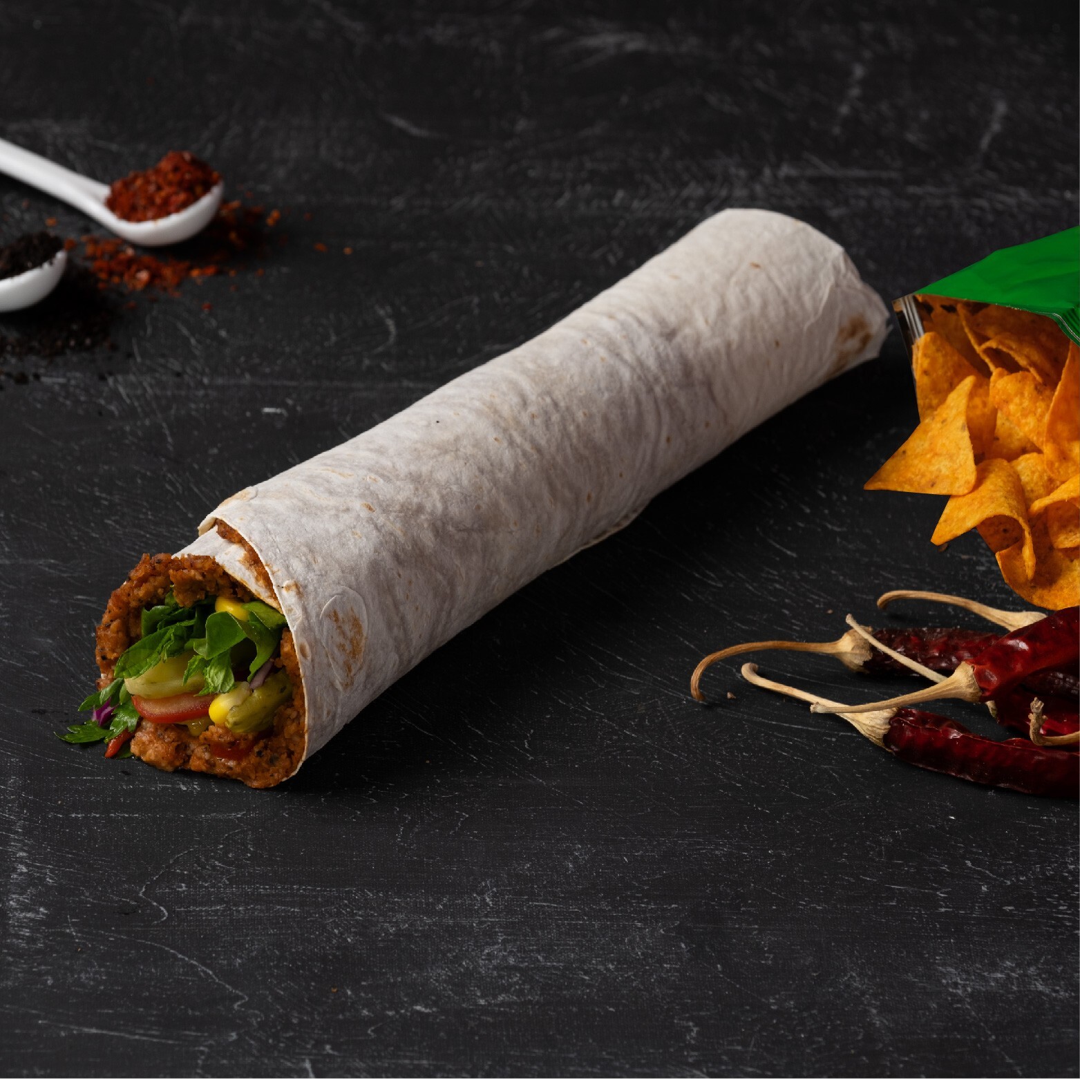 Doritoslu Çiğ Köfte Dürüm