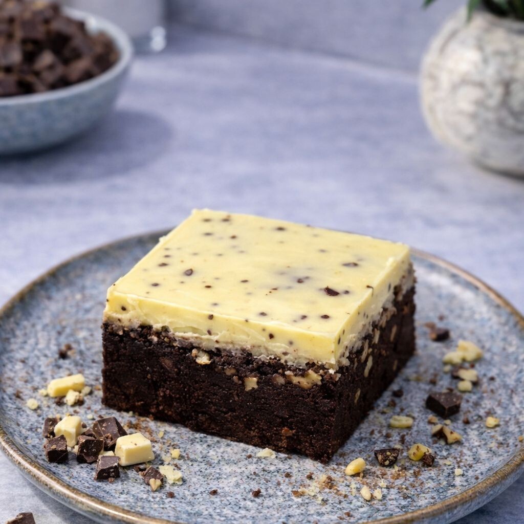Beyaz Çikolatalı Brownie