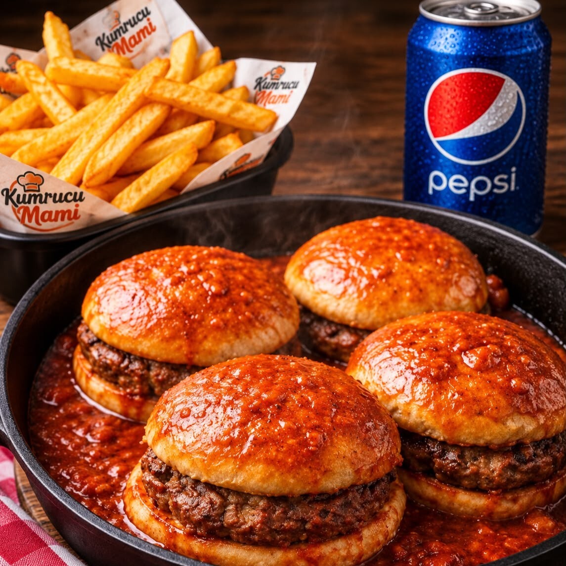 Islak Hamburger Menü