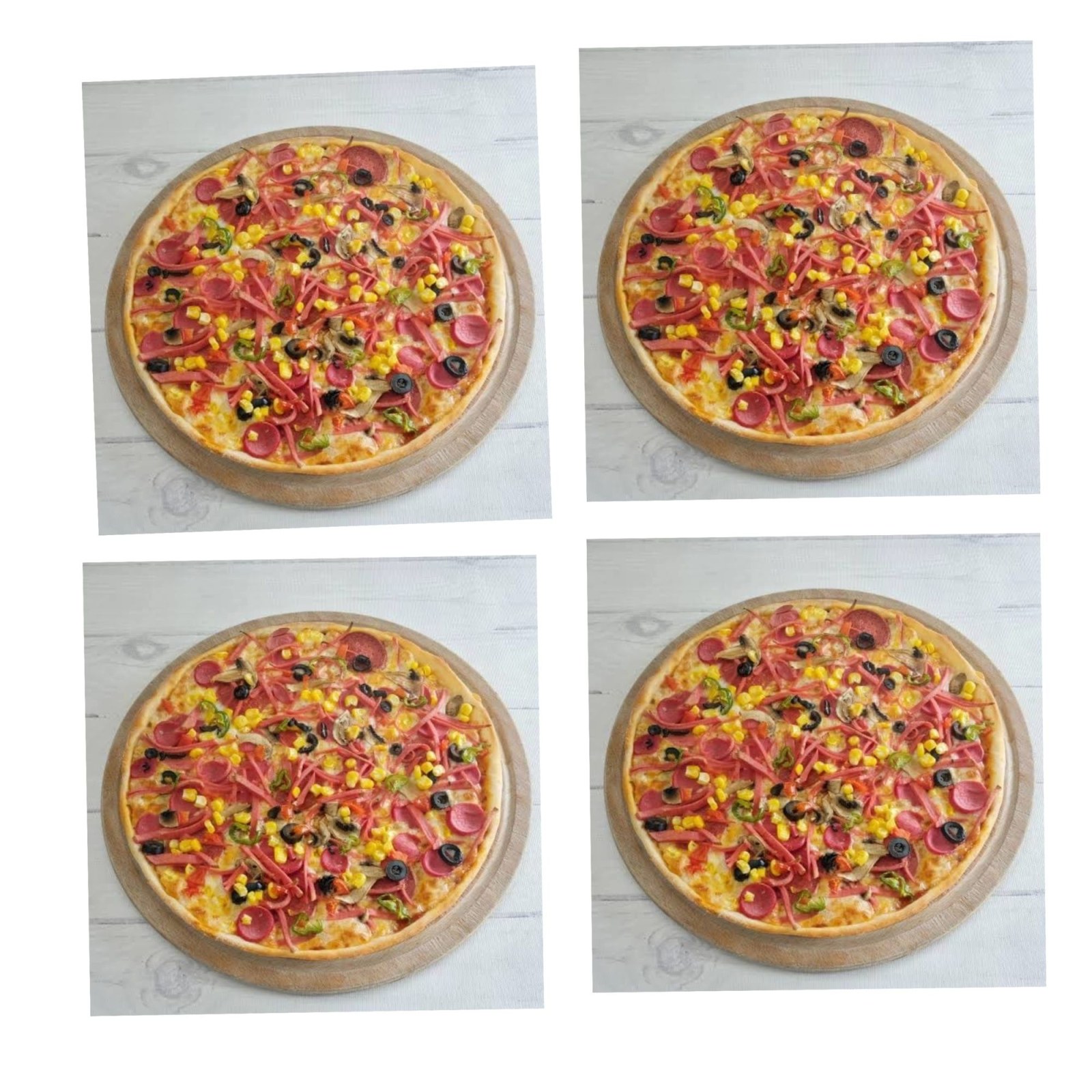 4 Adet Büyük Boy Mega Mix Pizza Menü