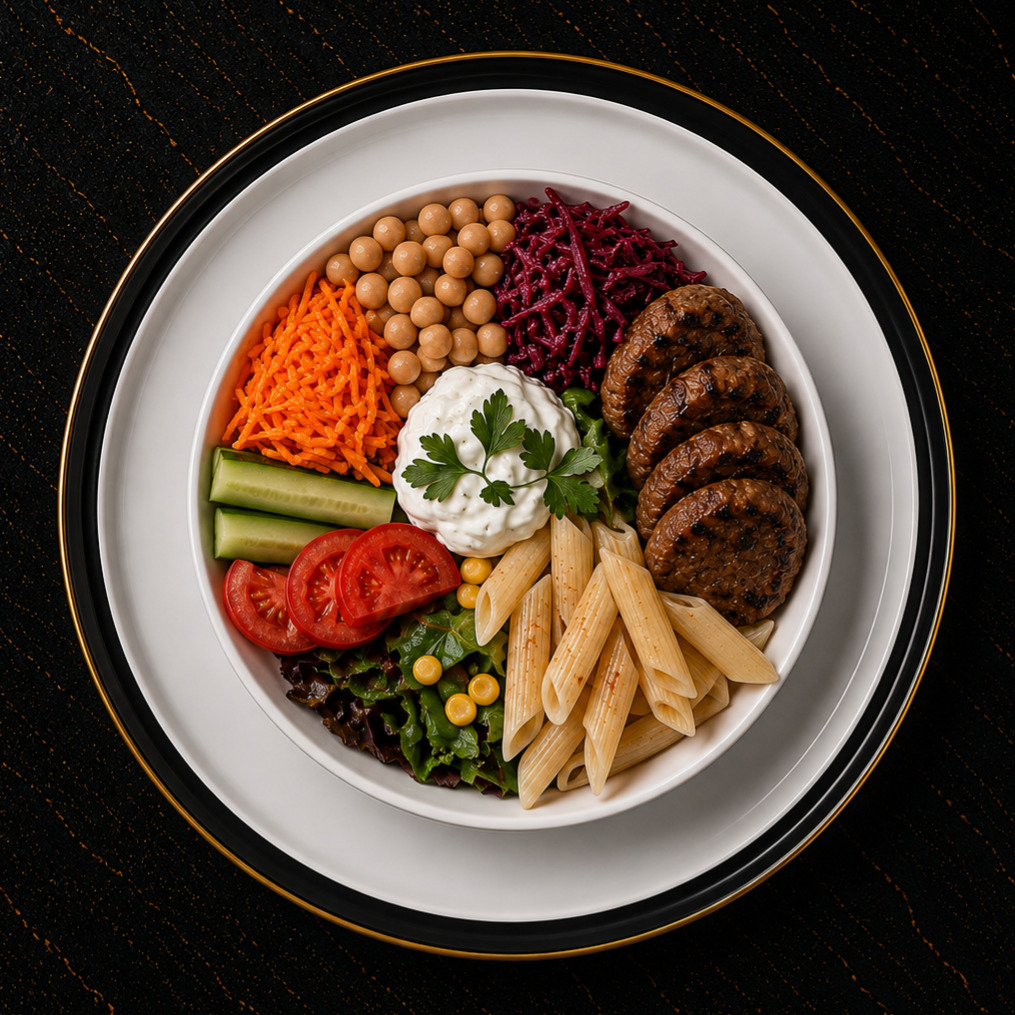 Izgara Köfte & Penne Bowl