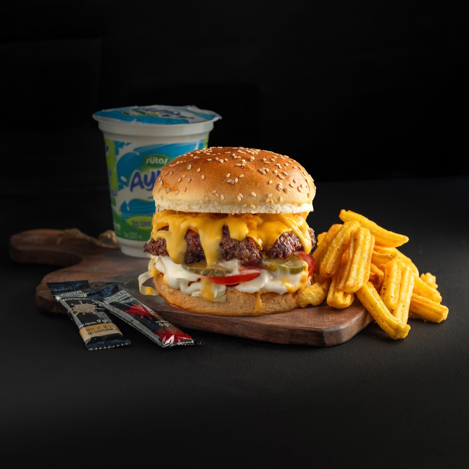 Texas Ranch Burger Menü