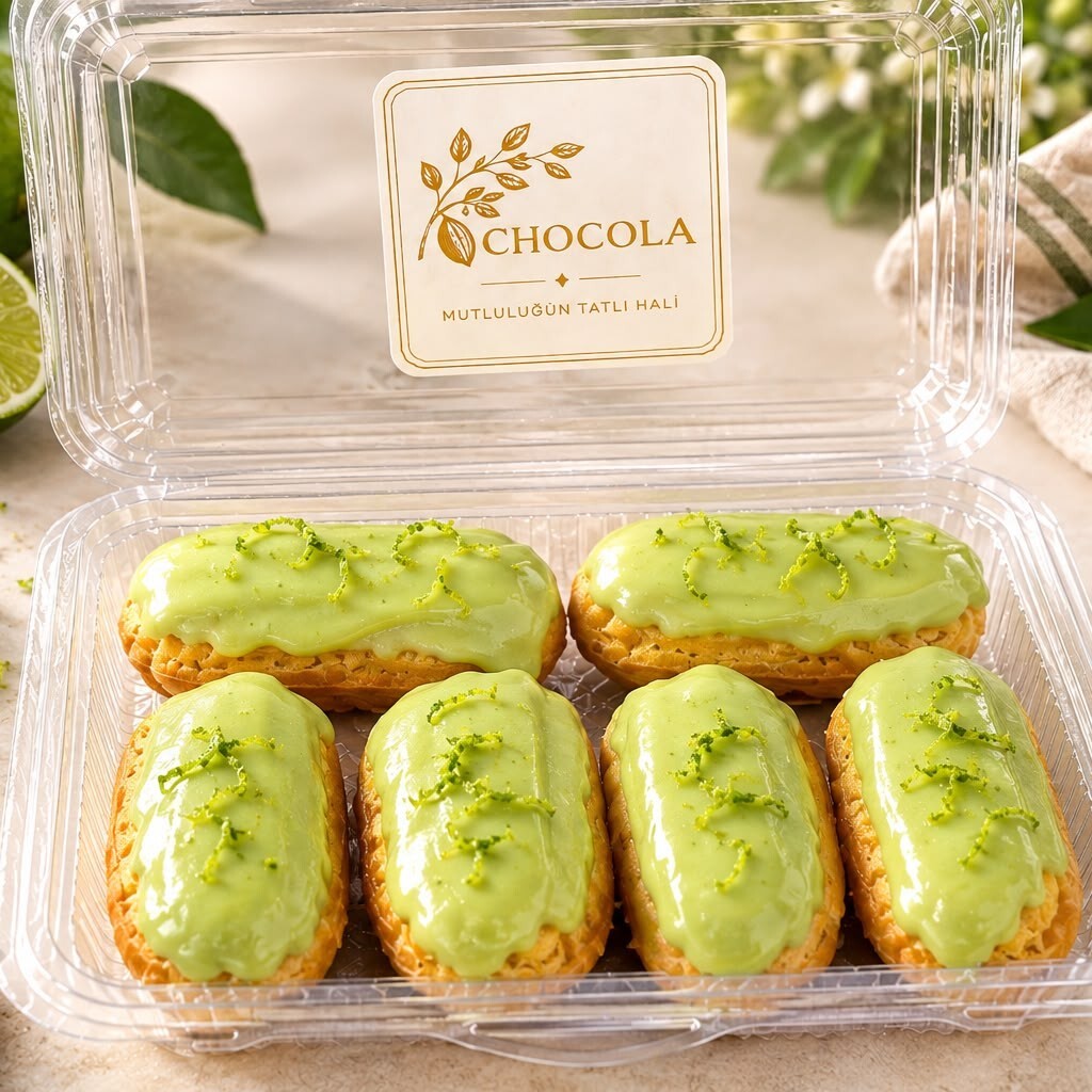 Ekler Lime Limon Çikolatalı 250 Gr (6 Adet)
