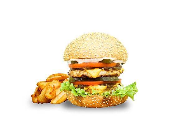 Chicken Double Cheeseburger